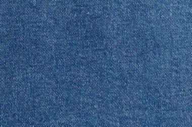 Mavi kotun üst görüntüsü. Soyut modern moda kumaş dokusu arkaplanı