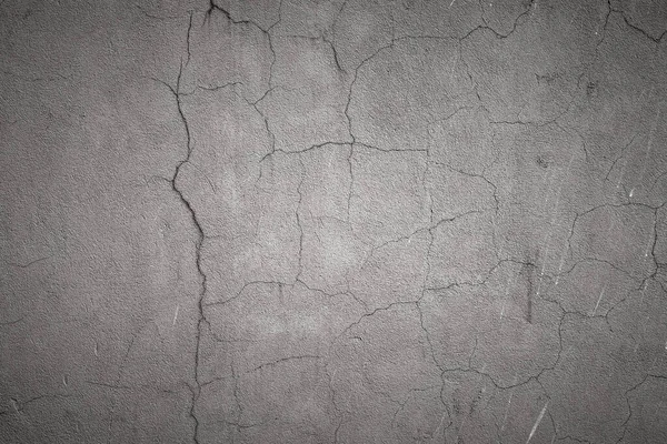 Mur Béton Ciment Gris Avec Plâtre Fissuré Abstrait Tendance Moderne — Photo