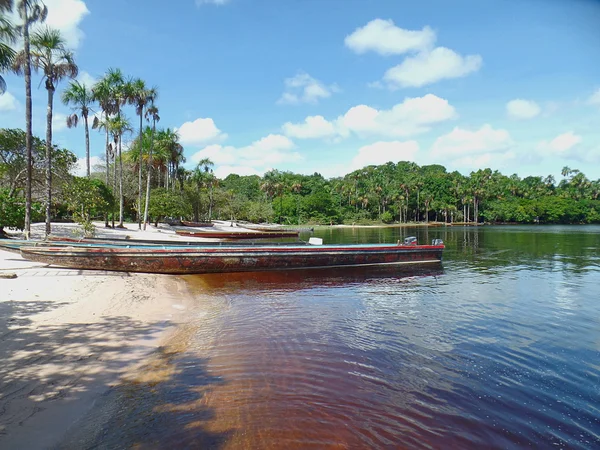 Canaima içinde tropikal plaj
