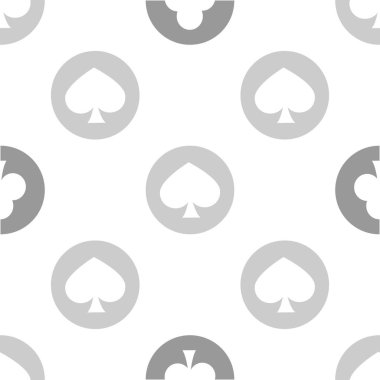 seamless modeli. EPS 10 vektör çizim. yazdırma, Web siteleri, tasarım, ukrasheniayya, iç, kumaşlar, vb tek renkli kürek circle line poker renk sakin beyaz ve gri için kullanılan