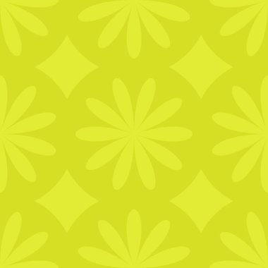 Desen sorunsuz soyut geometrik yarkiy. Tsvetok, elmas. Gama yeşil. İllüstrasyon vektör. Site, baskı, kağıt, kumaş, Dekorasyon, tasarım, vb için kullanın. EPS 10