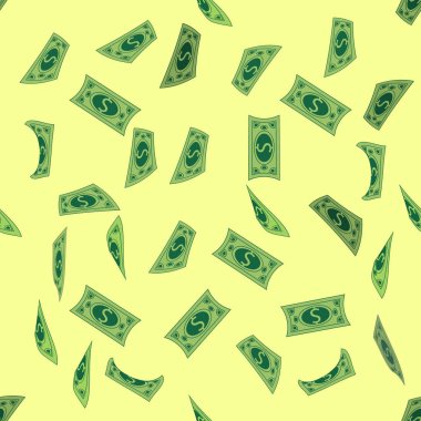 Dolar. para sinek. seamless modeli.