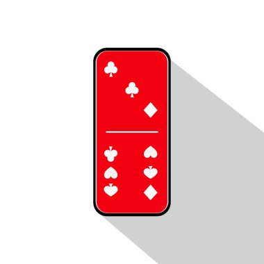 Domino simge tasarlamak üç ila altı muhtelif