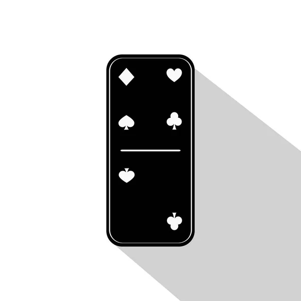 Domino pictogram illustratie geassorteerde vier-twee — Stockvector