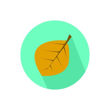 bir daire içinde beyaz bir arka plan ağaç yaprağı