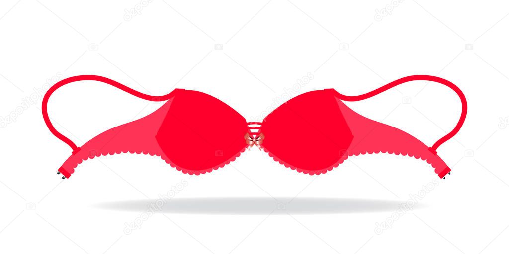 Bra underwear. illustration. use a smart phone, website, printing decorating etc