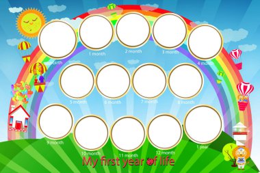 Sonra yağmur, gökkuşağı peyzaj sabah