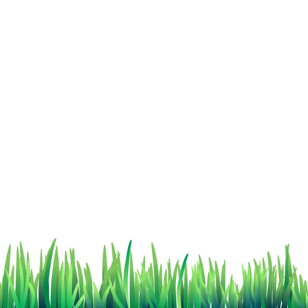 Place for text grass — Stock Vector