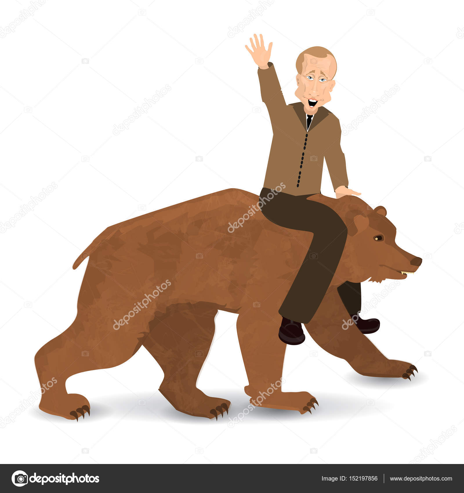 vladimir putin riding a bear action figure