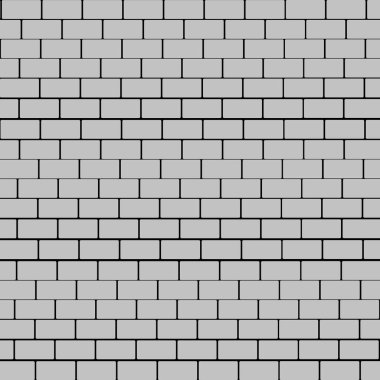 Tuğla duvar beyaz ışık. Gösterim amacıyla tasarım.