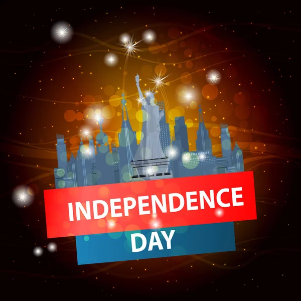 Independence day usa, vector. Illustration for your design. — Stock Vector