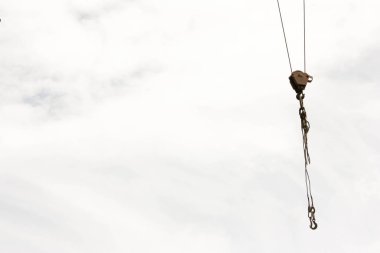 Bir kanca İnşaat Vinç karşı