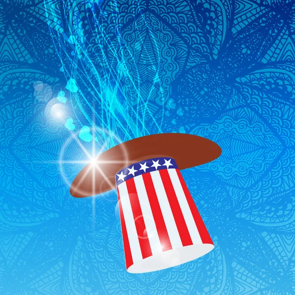 День независимости США. Шляпа — стоковый вектор
