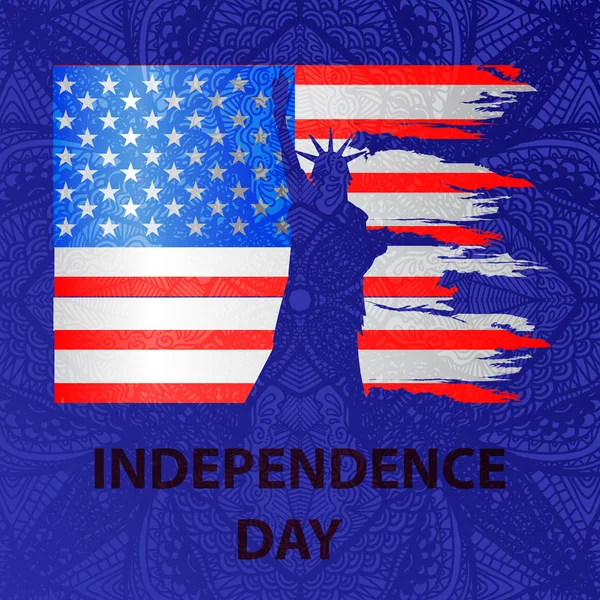 독립 기념일 미국입니다. 미국 — 스톡 벡터