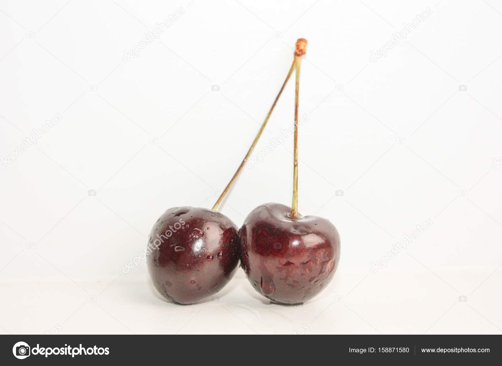 two cherry glossy stock