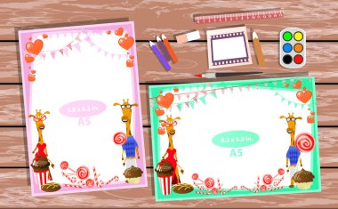 Fotoğraf çerçevesi masanın üzerinde. Yatay