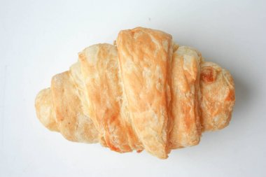 Kruvasan beyaz arka plan ışığı