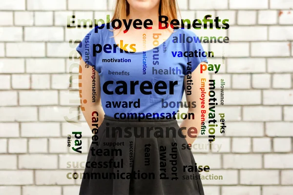 Employee benefits concept. photo for your design — Stock Photo, Image