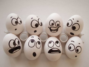 toplu kavramı. komik yumurta