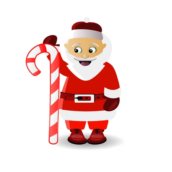 Navidad y Año Nuevo. Santa Claus. — Vector de stock
