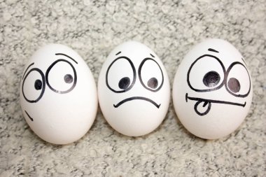 diyet kavramı. bir yumurta ile bir boyalı