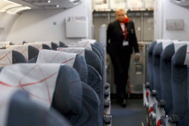 Uçak bulanık salon arka plan