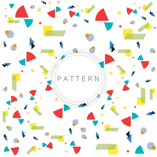 Soyut desen geometrik vektör tasarımı