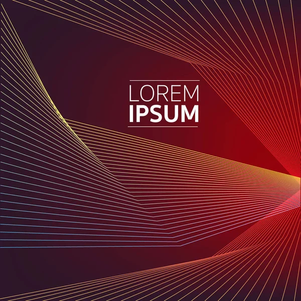 Soyut ışık satırı dalga arka plan