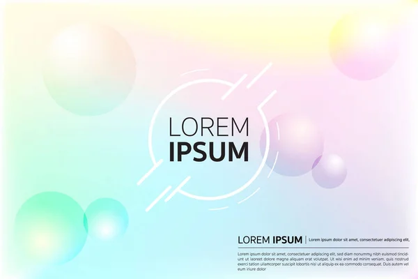 Soyut degrade renkli Bubble arka plan bulanık