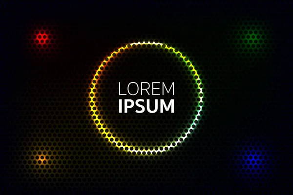 Soyut daire açık renkli