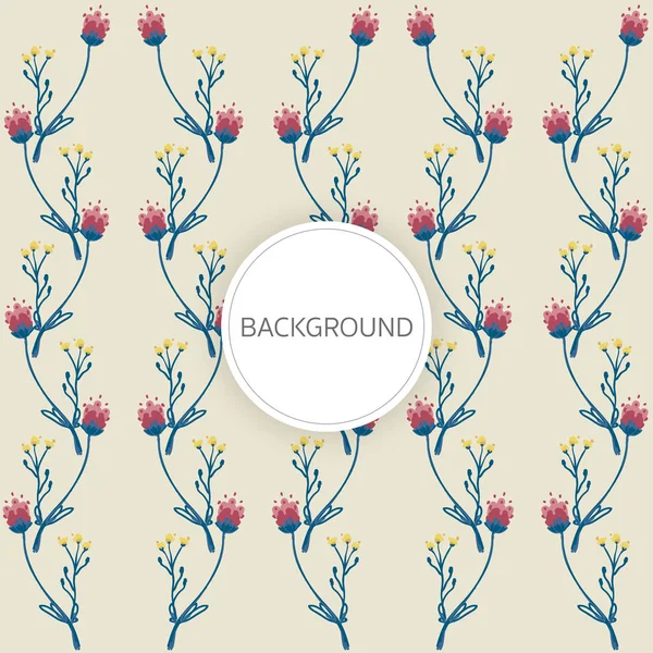 Çiçek boyama tarzı arka plan