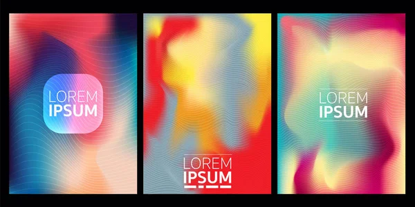 Üç boyutlu dalgalı arka plan. Dinamik Etki. Soyut Vektör İllüstrasyonu