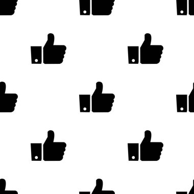 siyah siluet düz tasarım vektör gibi ile Seamless Modeli