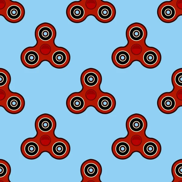 Renkli el iplikçiler, stres giderici iplik oyuncak, Dikişsiz desen arka plan.