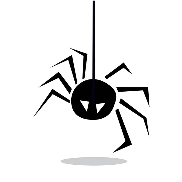 Örümcek simgesi illüstrasyon izole işareti simgesi. Halloween örümcek — Stok fotoğraf