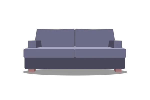 Sofá para moderna sala de estar recepção ou sala de estar único objeto ilustração realista — Fotografia de Stock