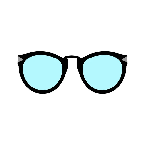 Icona degli occhiali da sole. Stile design piatto. illustrazione vettoriale isolata su sfondo bianco simboli grafici . — Vettoriale Stock
