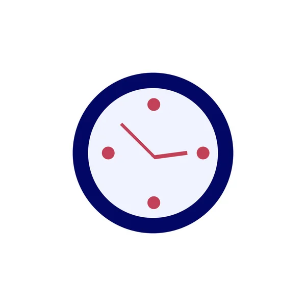 Піктограма годинника. Простий знак часу. Плоска векторна ілюстрація — стоковий вектор
