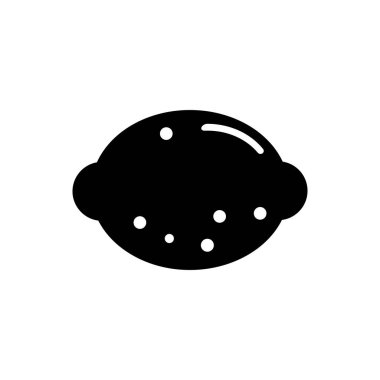 Trendy düz stil beyaz arka plan üzerinde izole limon simgesini. web sitesi tasarım logo, app, UI simgesi. Düz illüstrasyon