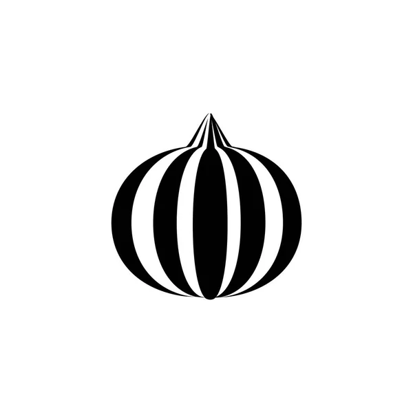 Lök-ikonen i trendiga platt stil isolerade på vit bakgrund. symbol för din webbplats design logotyp, app, Ui. Flat Illustration — Stockfoto