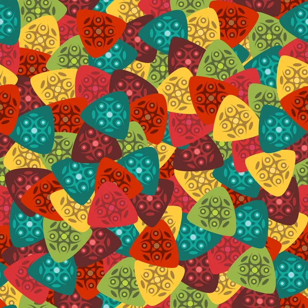 Renkli üçgen desen