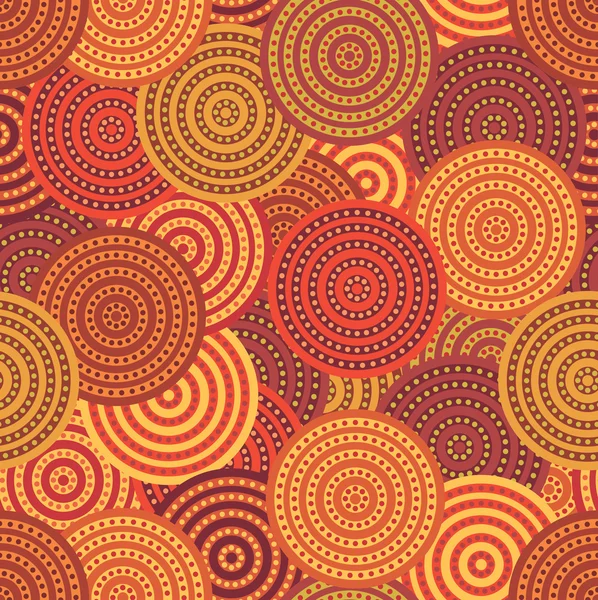 Kahverengi daireler desen