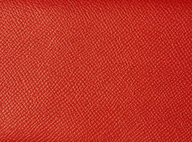 Kırmızıya boyanmış doğal deri.. 