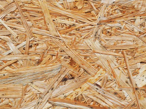 Die Oberfläche Von Gepresstem Holz Aus Sägemehl Nahaufnahme Die Textur — Stockfoto
