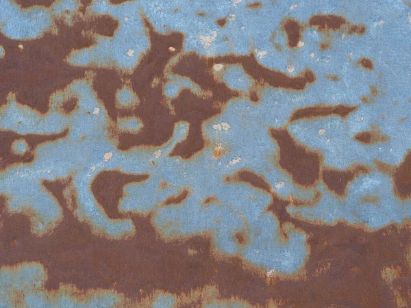 Paslı Metal Doku Arka Planı Soyut Aşınmış Demir Rengi Duvar — Stok fotoğraf