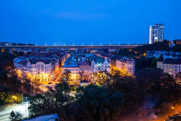 Herfst Avond Stad — Stockfoto