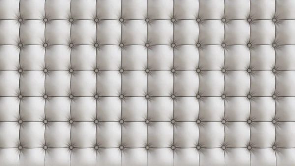 Fondo de tapicería blanco 3D Renderizado — Foto de Stock