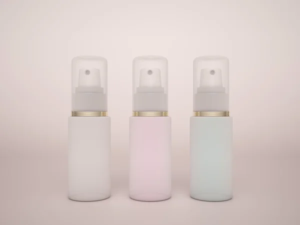Cosmetics bottle template — Stock Photo, Image