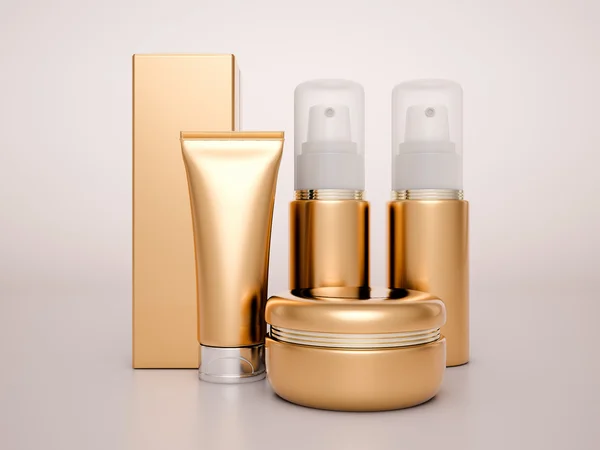 Cosmetics bottle template — Stock Photo, Image