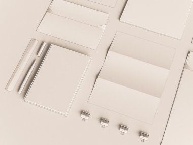 Beyaz kimlik öğeleri kümesi